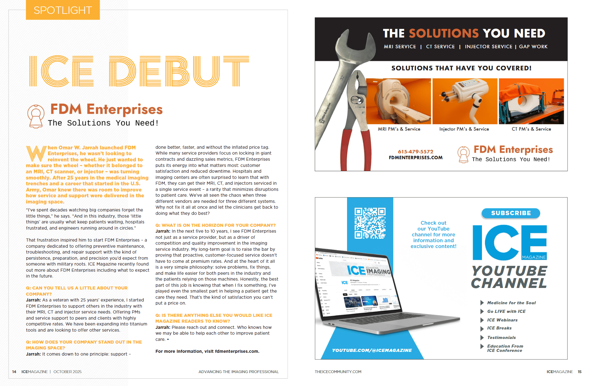 FDM Enterprises in the News | ICE Magazine & TechNation Features