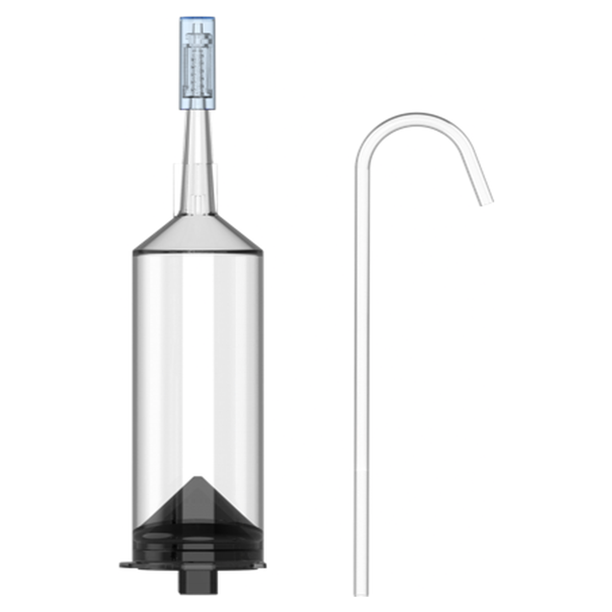 Contrast syringe kit contents for the Medrad Mark V ProVis DSA injector: 1 x 200 mL syringe, fill tube