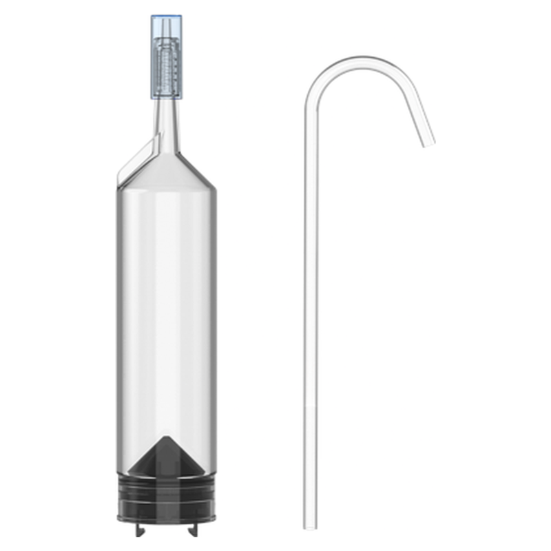 Contrast syringe kit contents for the Medrad Mark 7 Arterion DSA injector: 1 x 150 mL syringe, fill tube