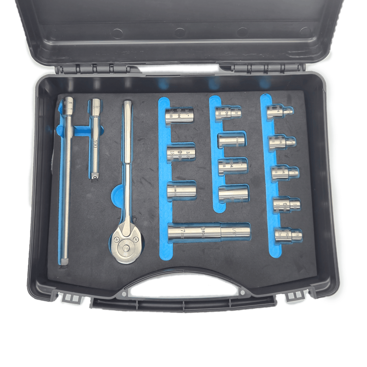 Titanium Socket Set 16-Piece 3/8