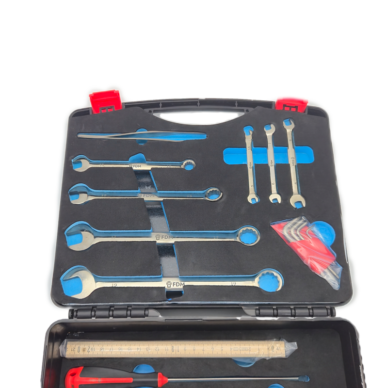 Non-Ferrous wood ruler extended view - MRI-Safe Measuring Tool | FDM Enterprises