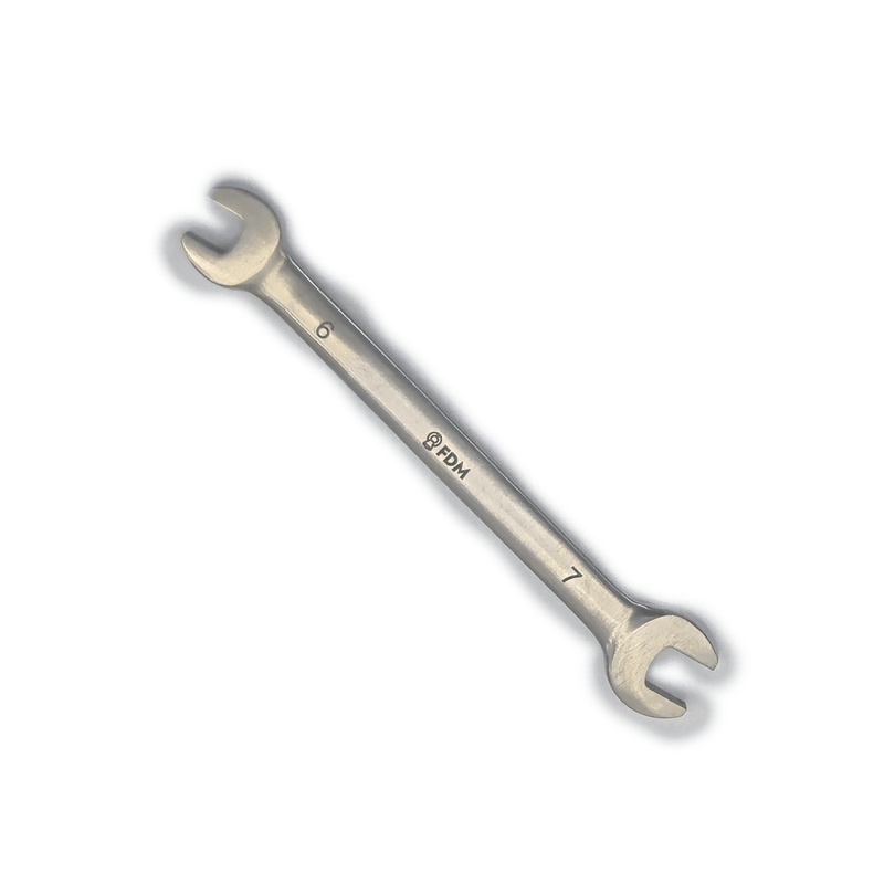 Non-Ferrous wood ruler extended view - MRI-Safe Measuring Tool | FDM Enterprises