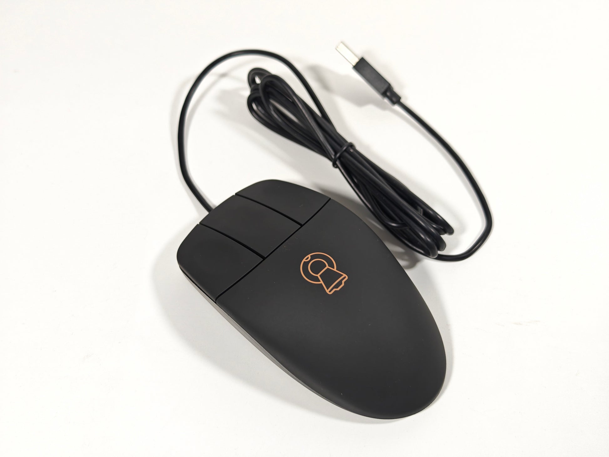 3-Button optical mouse top view - HP DY651A replacement | FDM Enterprises