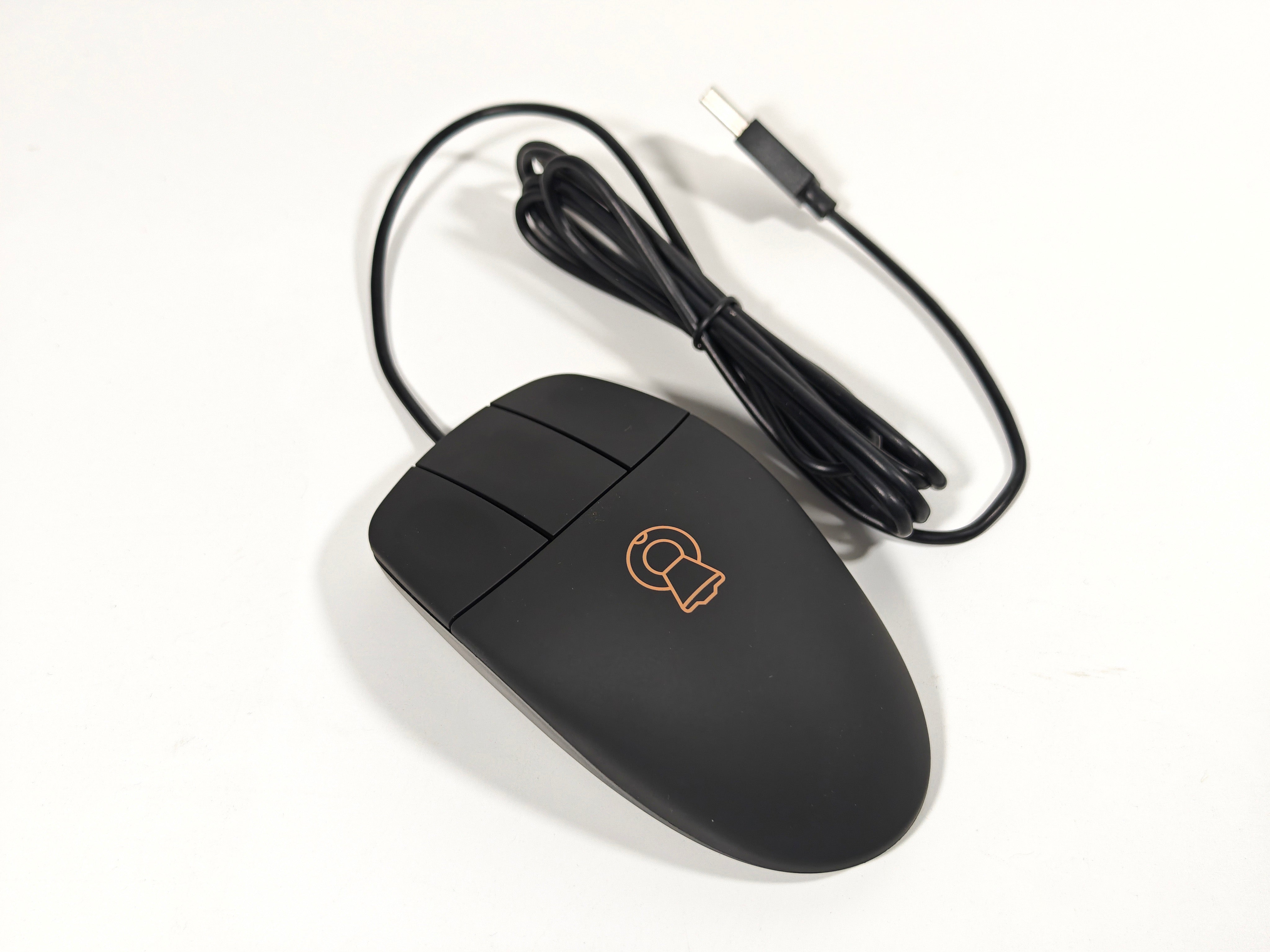 3-Button optical mouse top view - HP DY651A replacement | FDM Enterprises