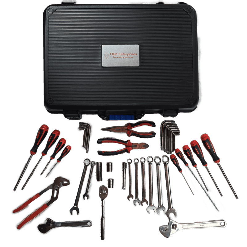 Titanium titanium tool set complete view - MRI-Safe Non-Magnetic | FDM Enterprises