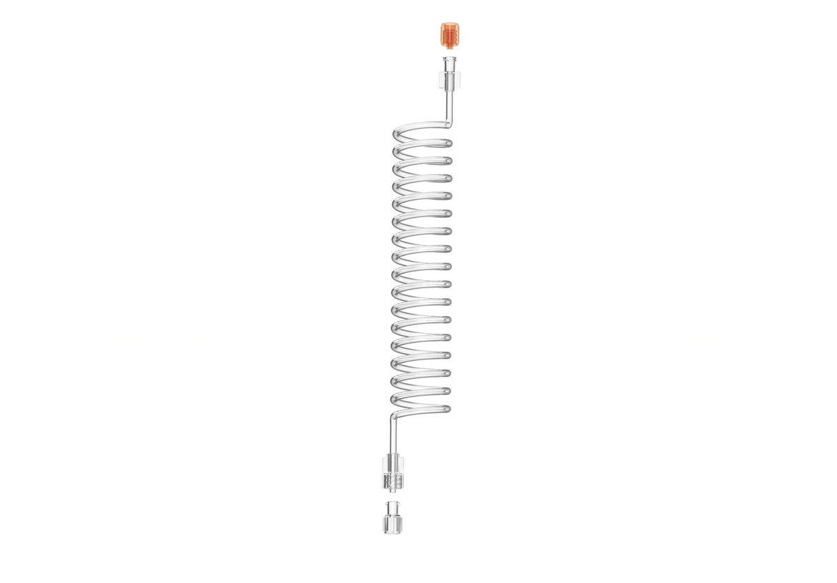CT injector coiled connecting tubing, 150 cm (60 inch), with end caps
