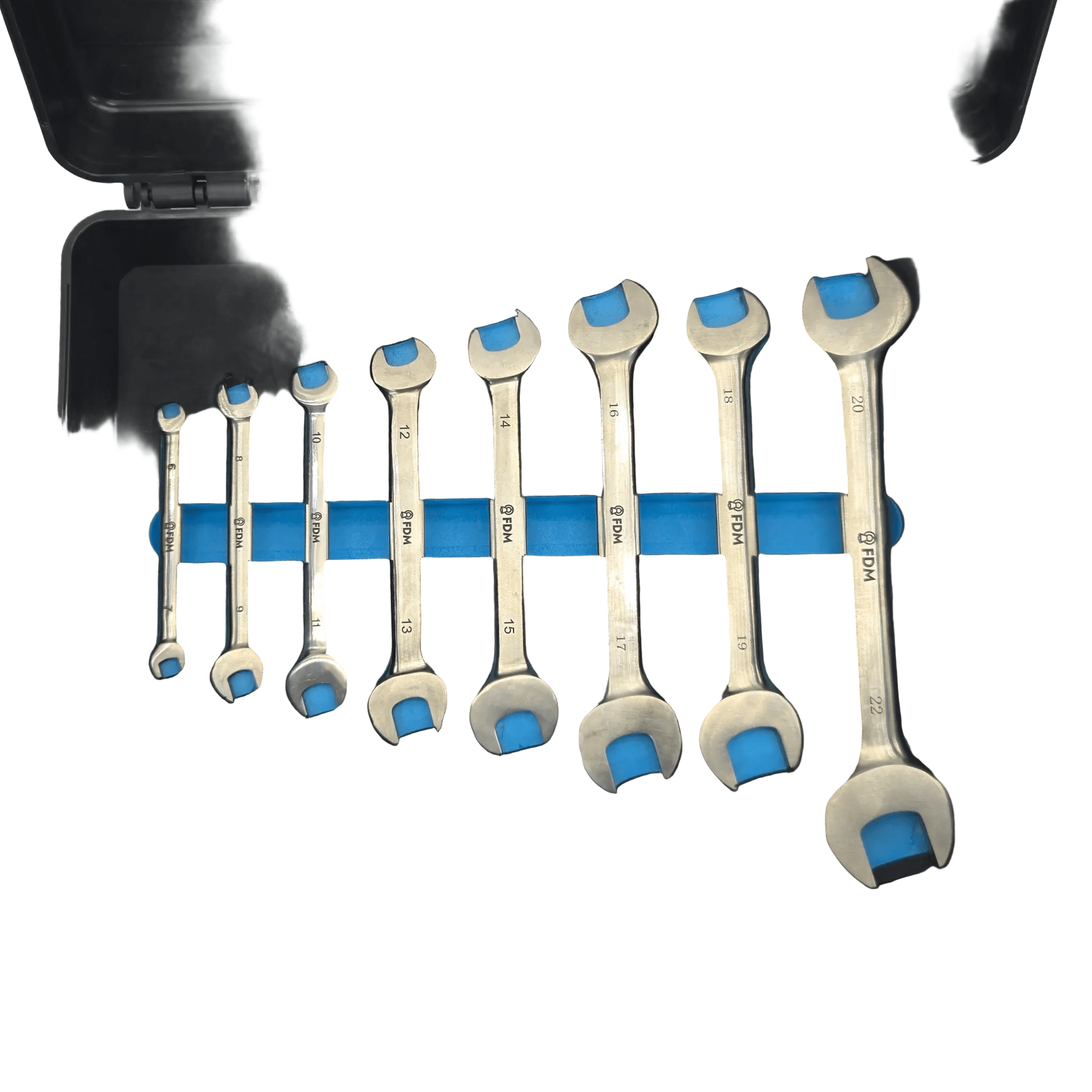 Titanium wrench set complete view - MRI-Safe Non-Magnetic | FDM Enterprises