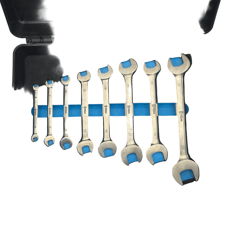 Titanium wrench set complete view - MRI-Safe Non-Magnetic | FDM Enterprises