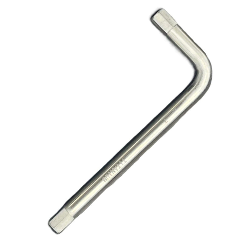 Titanium Allen key, 7 mm, MRI-safe non-magnetic