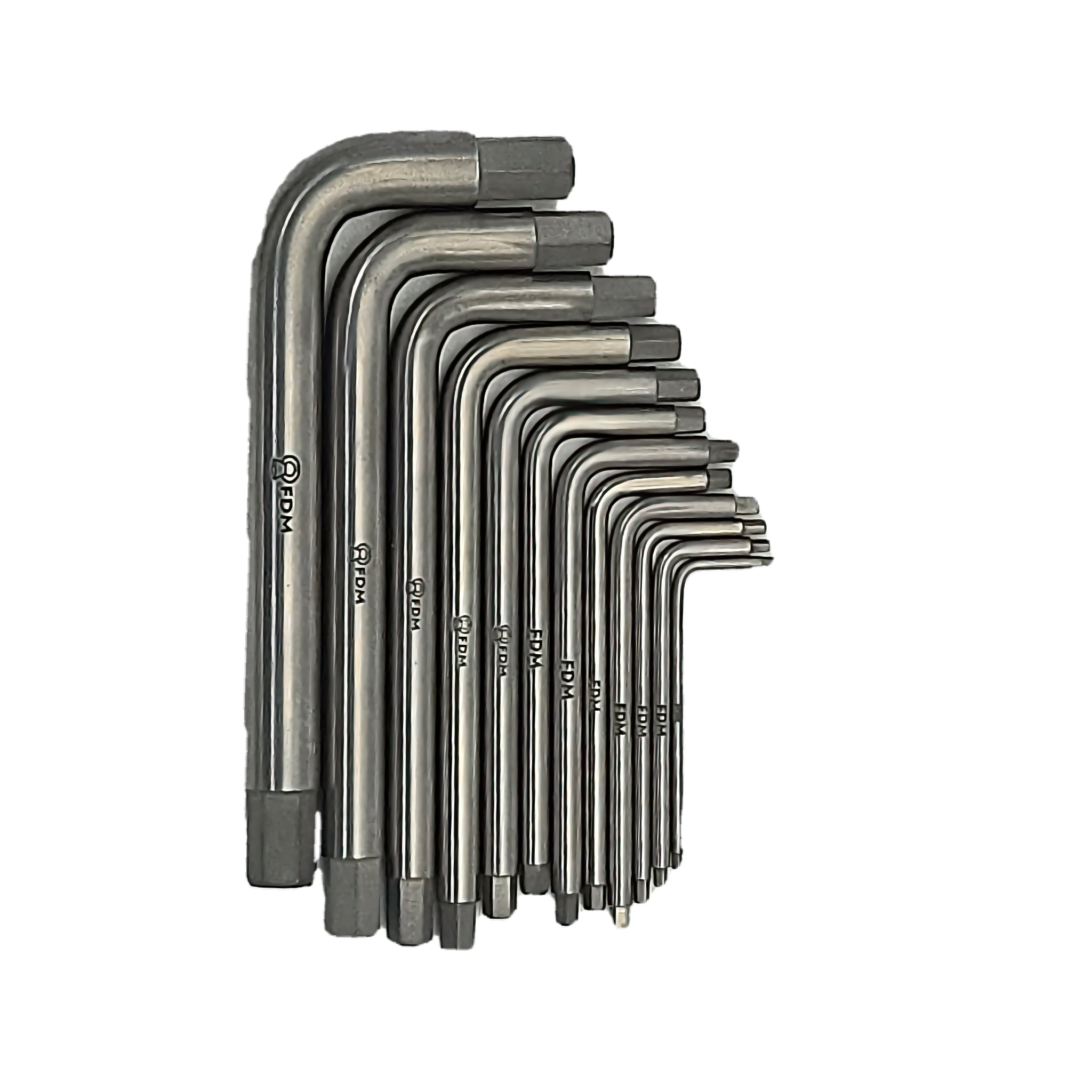 Titanium Allen key set complete view - MRI-Safe Non-Magnetic | FDM Enterprises