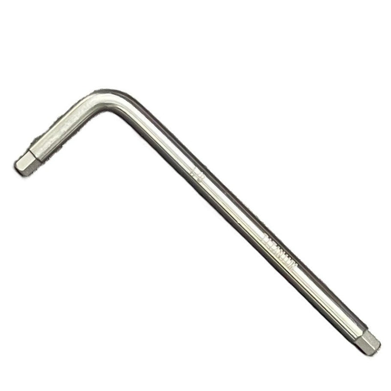 Titanium Allen key front view - MRI-Safe Non-Magnetic | FDM Enterprises
