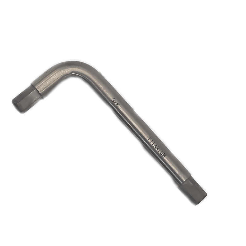 Titanium Allen key, 3/8 in, MRI-safe non-magnetic