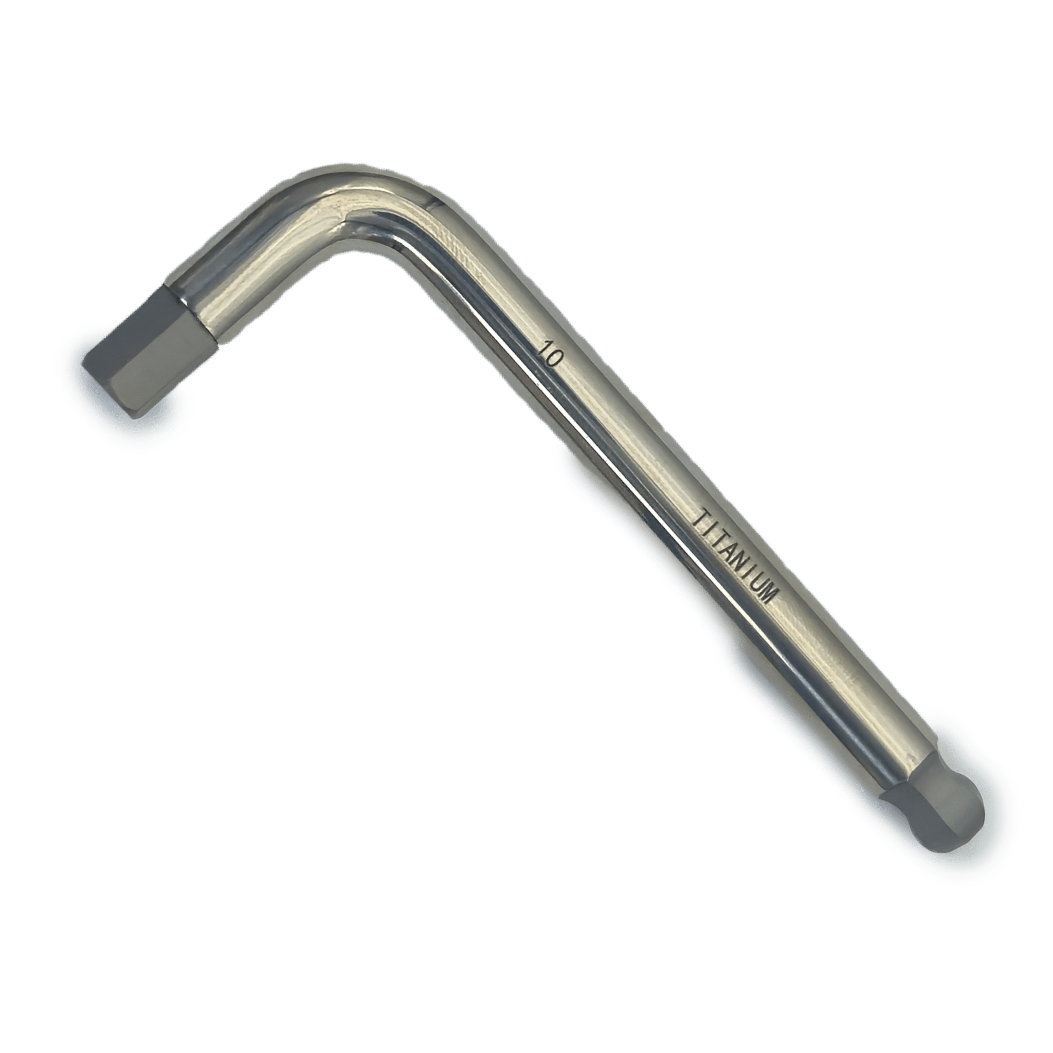 Titanium Allen key front view - MRI-Safe Non-Magnetic | FDM Enterprises