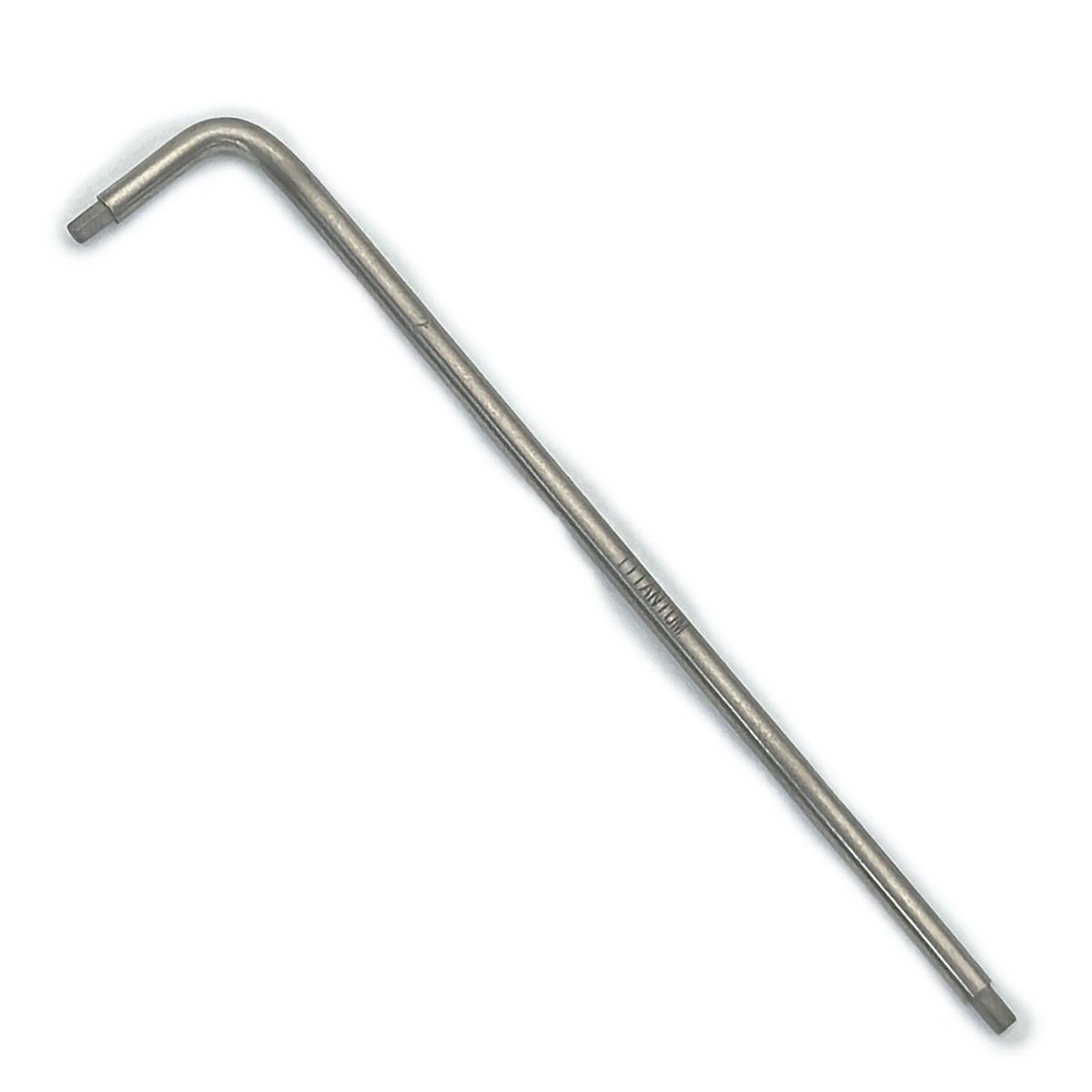 Titanium long-arm Allen key, 2 mm, MRI-safe non-magnetic