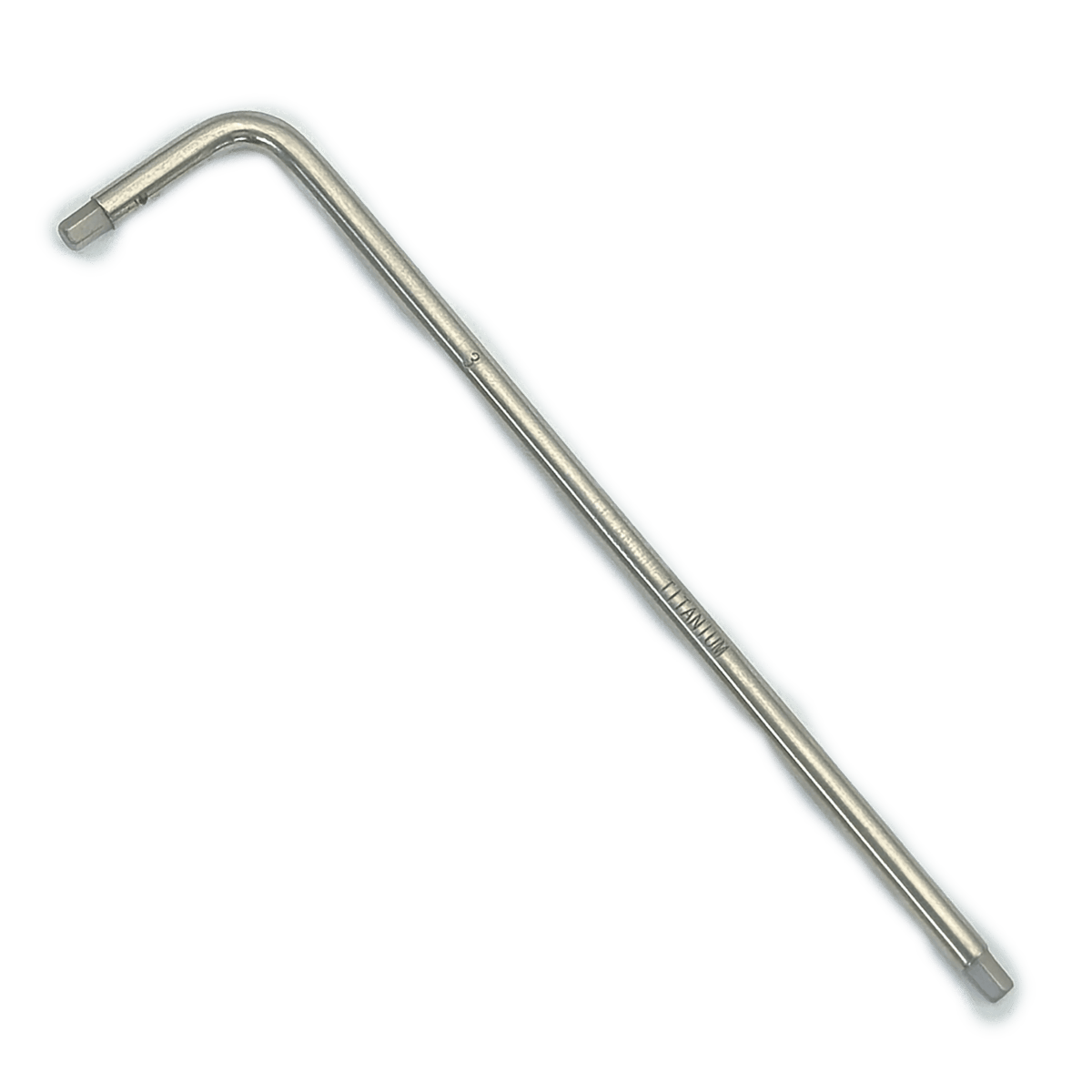 Titanium long-arm Allen key, 3 mm, MRI-safe non-magnetic