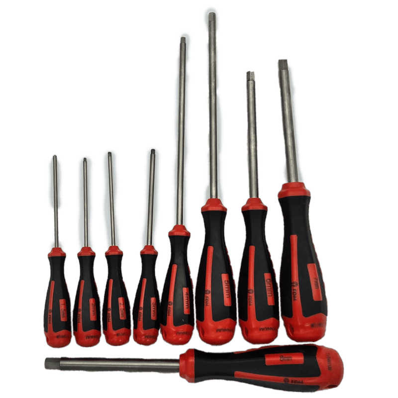 Titanium screwdriver set complete view - MRI-Safe Non-Magnetic | FDM Enterprises