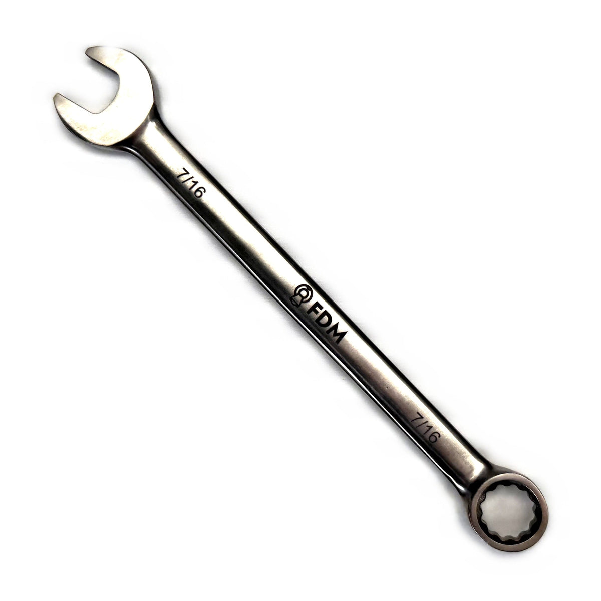 Titanium combination wrench, 7/16 in, MRI-safe non-magnetic