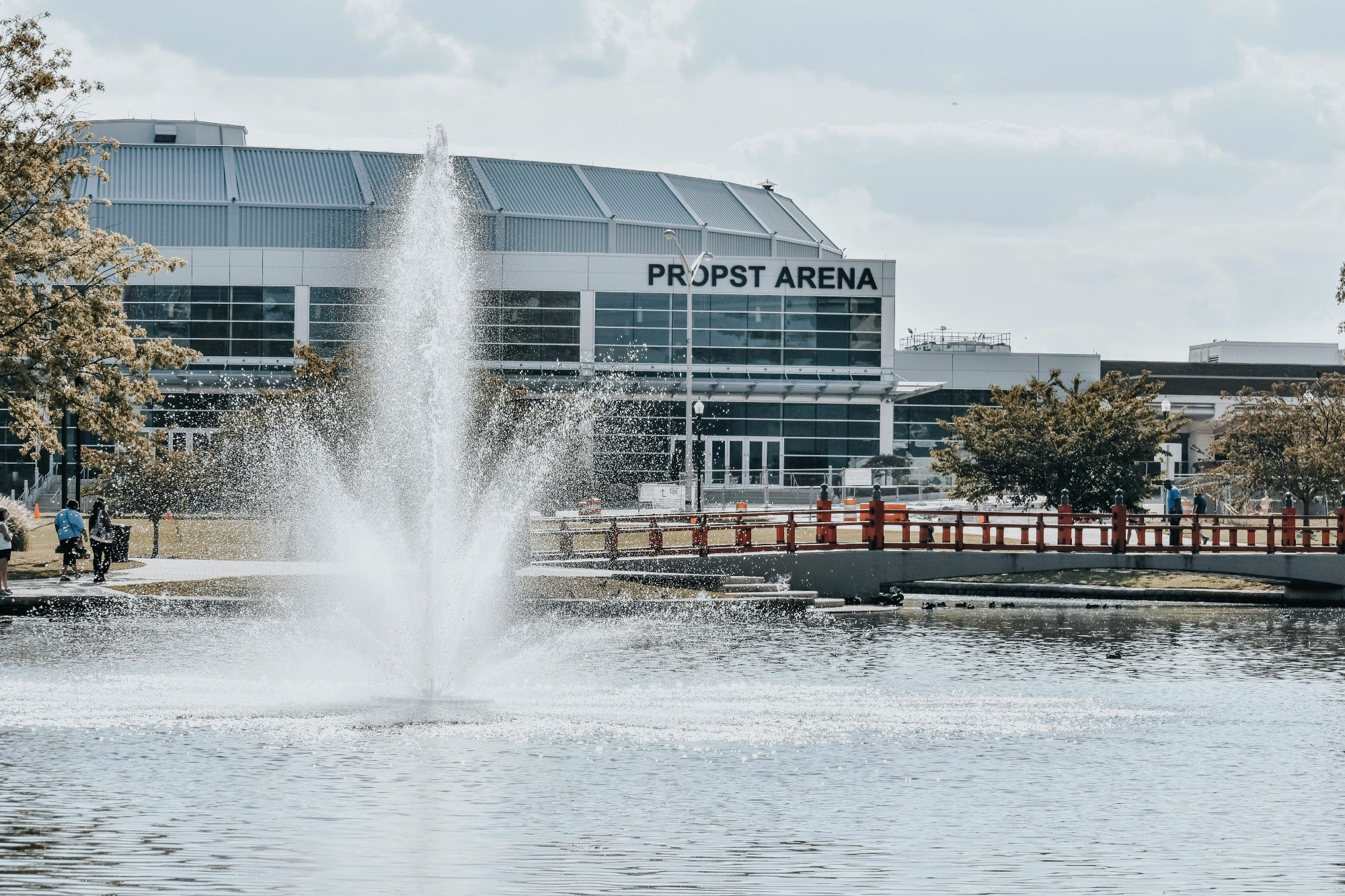 Propst Arena and fountain in Huntsville Alabama — FDM Enterprises MRI CT and injector repair service in Huntsville