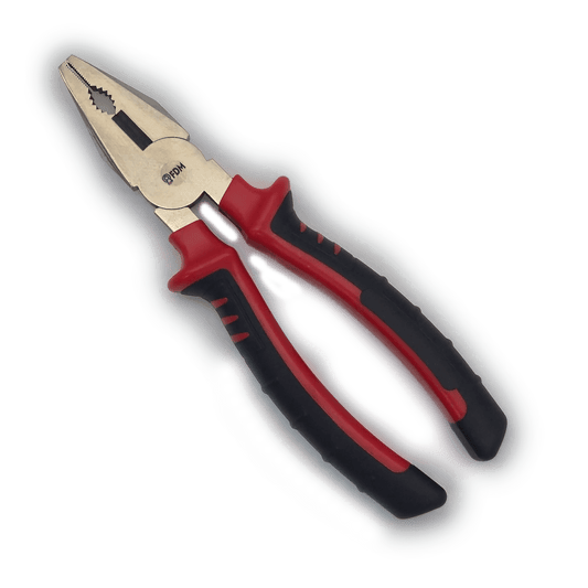 Titanium lineman pliers 8 inch - MRI-safe non-magnetic non-ferrous corrosion resistant pliers by FDM Enterprises