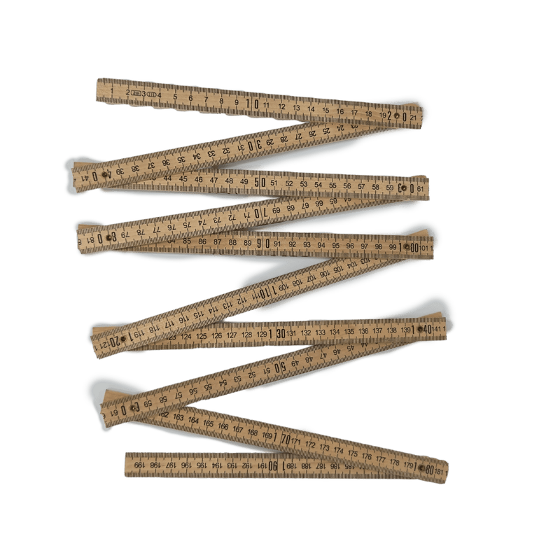 Non-Ferrous wood ruler extended view - MRI-Safe Measuring Tool | FDM Enterprises