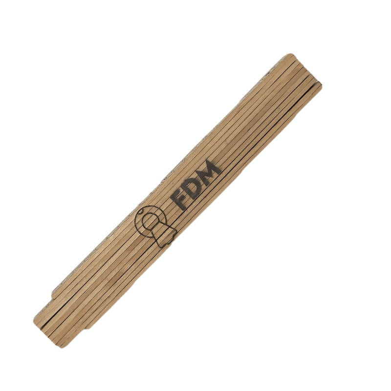 Non-Ferrous wood ruler 2m folding - MRI-Safe Measuring Tool | FDM Enterprises