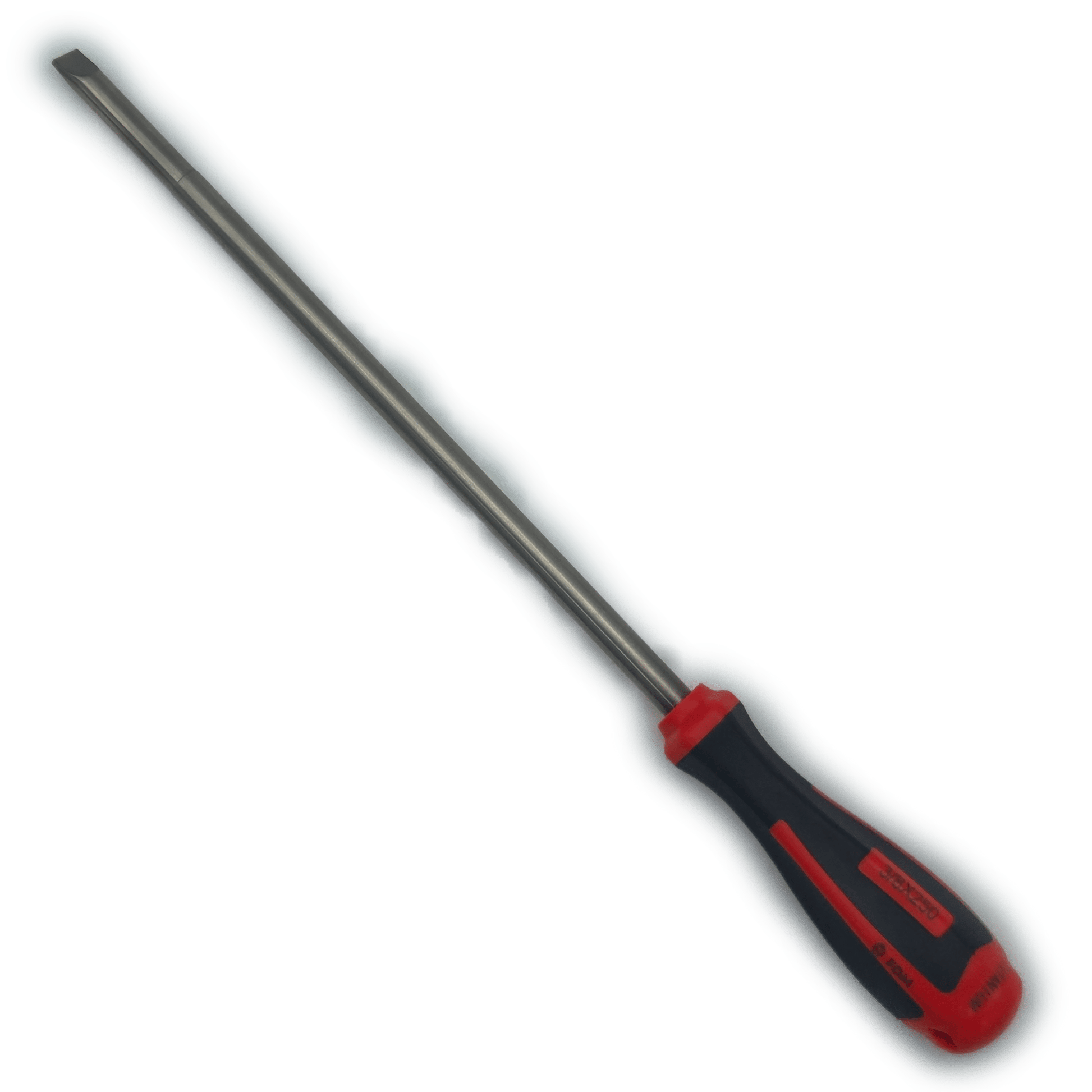 Titanium flat screwdriver 3/16 x 10 inch close-up MRI-safe non-magnetic