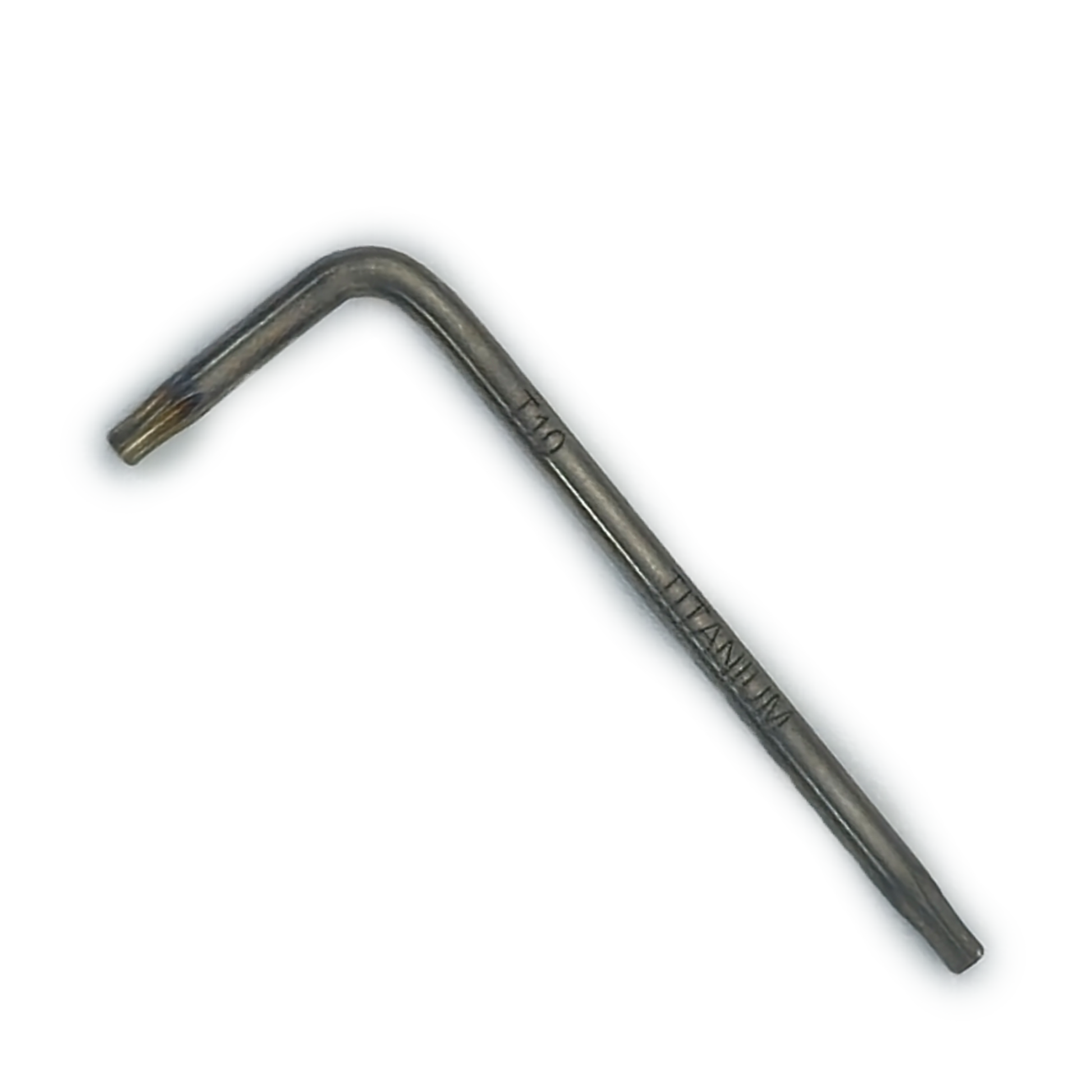Titanium torx key T10 alternate view - MRI-safe non-magnetic non-ferrous by FDM Enterprises