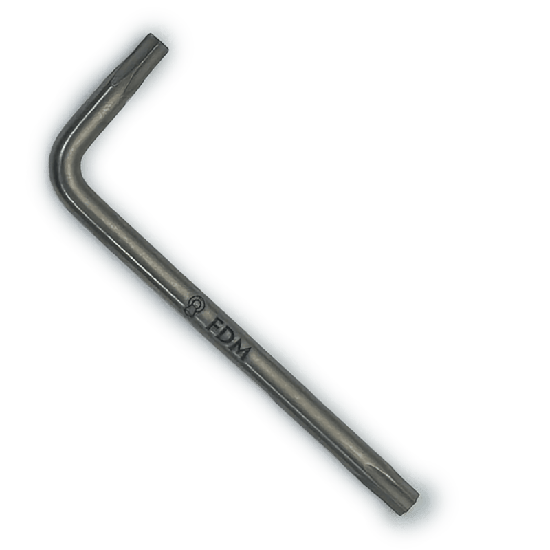 Titanium Torx key specification - MRI-Safe Non-Magnetic | FDM Enterprises