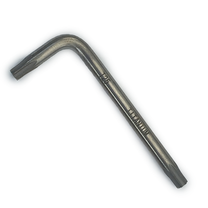 Titanium torx key T25 - MRI-safe non-magnetic non-ferrous by FDM Enterprises