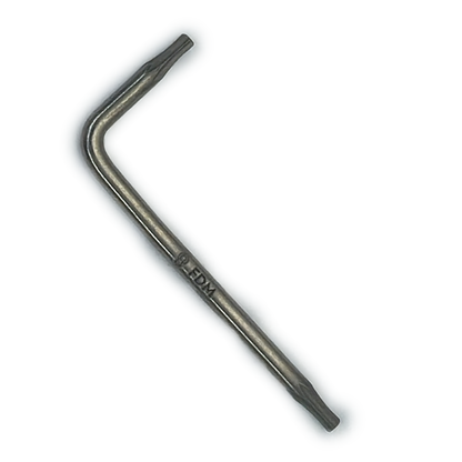 Titanium torx key T8 alternate view - MRI-safe non-magnetic non-ferrous by FDM Enterprises