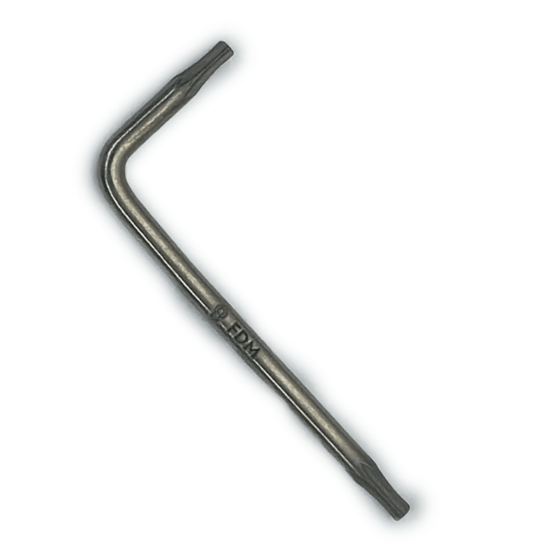 Titanium Torx key front view - MRI-Safe Non-Magnetic | FDM Enterprises