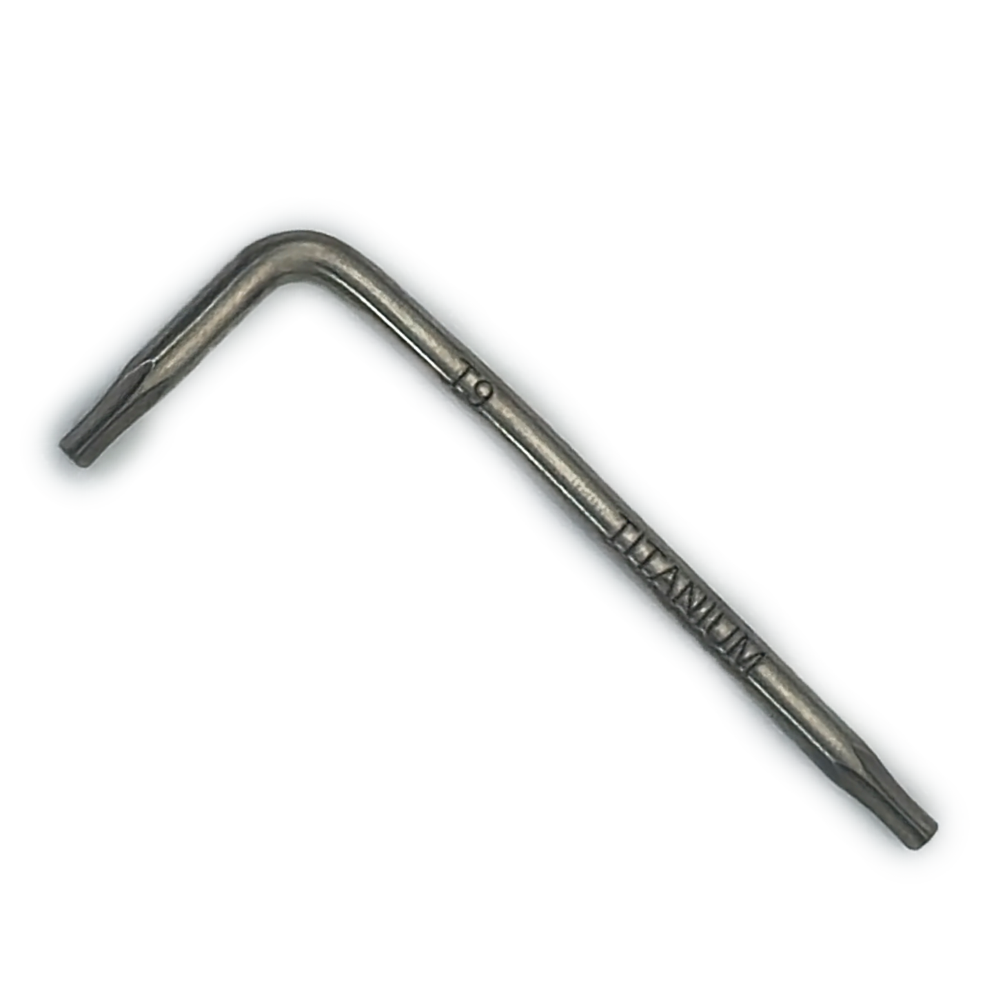 Titanium torx key T9 alternate view - MRI-safe non-magnetic non-ferrous by FDM Enterprises