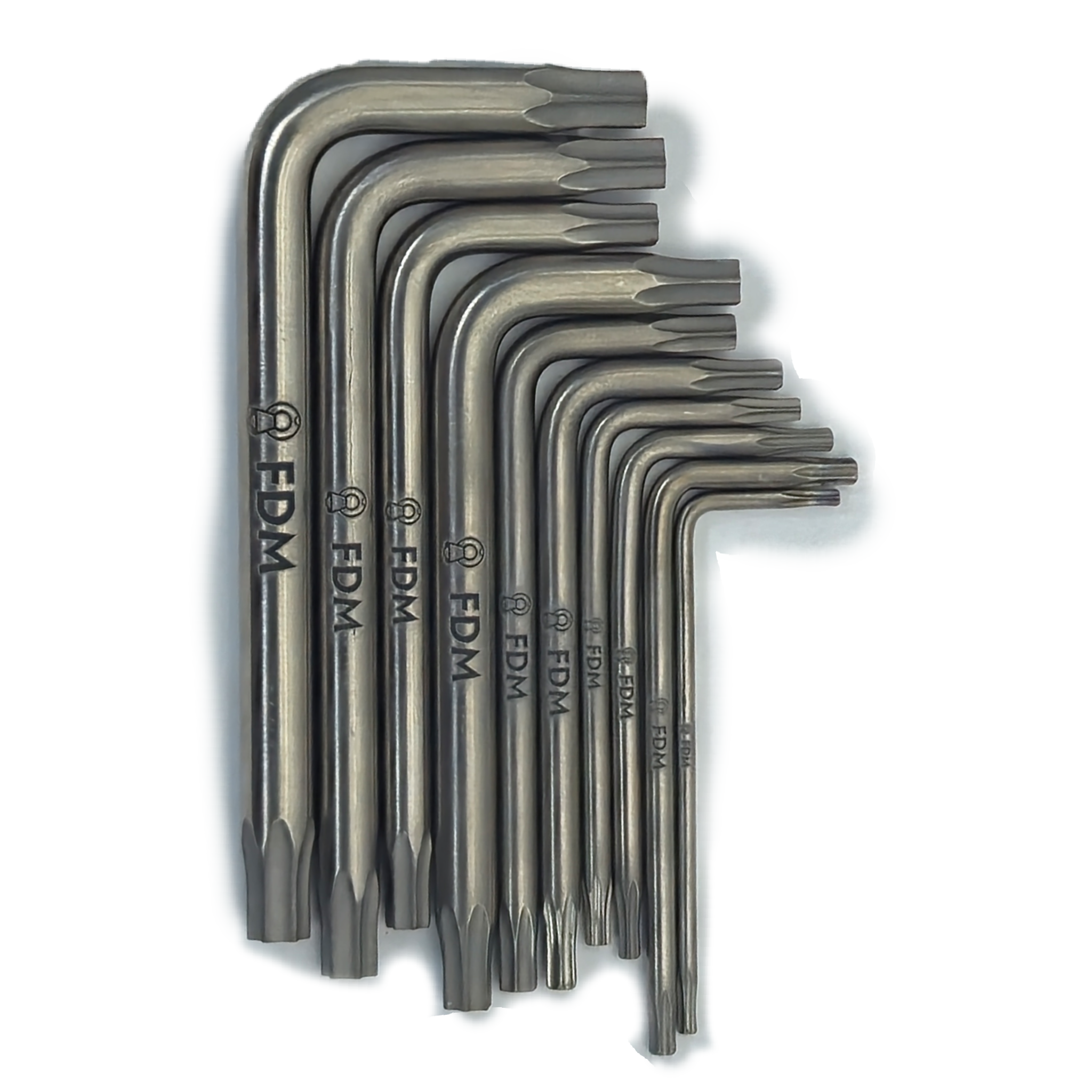 Titanium Torx key set complete view - MRI-Safe Non-Magnetic | FDM Enterprises