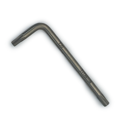 Titanium torx key T20 - MRI-safe non-magnetic non-ferrous by FDM Enterprises