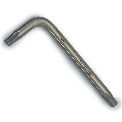 Titanium torx key T27 - MRI-safe non-magnetic non-ferrous by FDM Enterprises