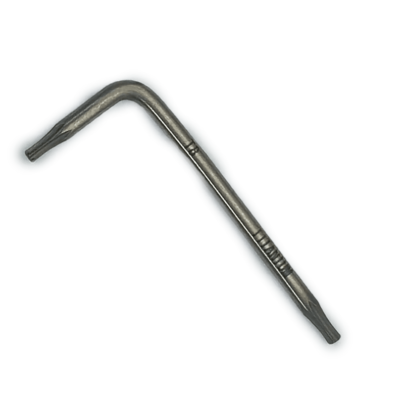 Titanium Torx key alternate angle - MRI-Safe Non-Magnetic | FDM Enterprises