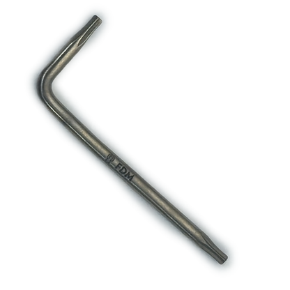 Titanium torx key T9 - MRI-safe non-magnetic non-ferrous by FDM Enterprises