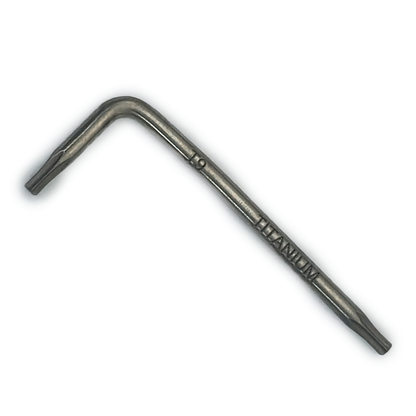 Titanium torx key T9 with TITANIUM engraving - MRI-safe non-magnetic non-ferrous by FDM Enterprises
